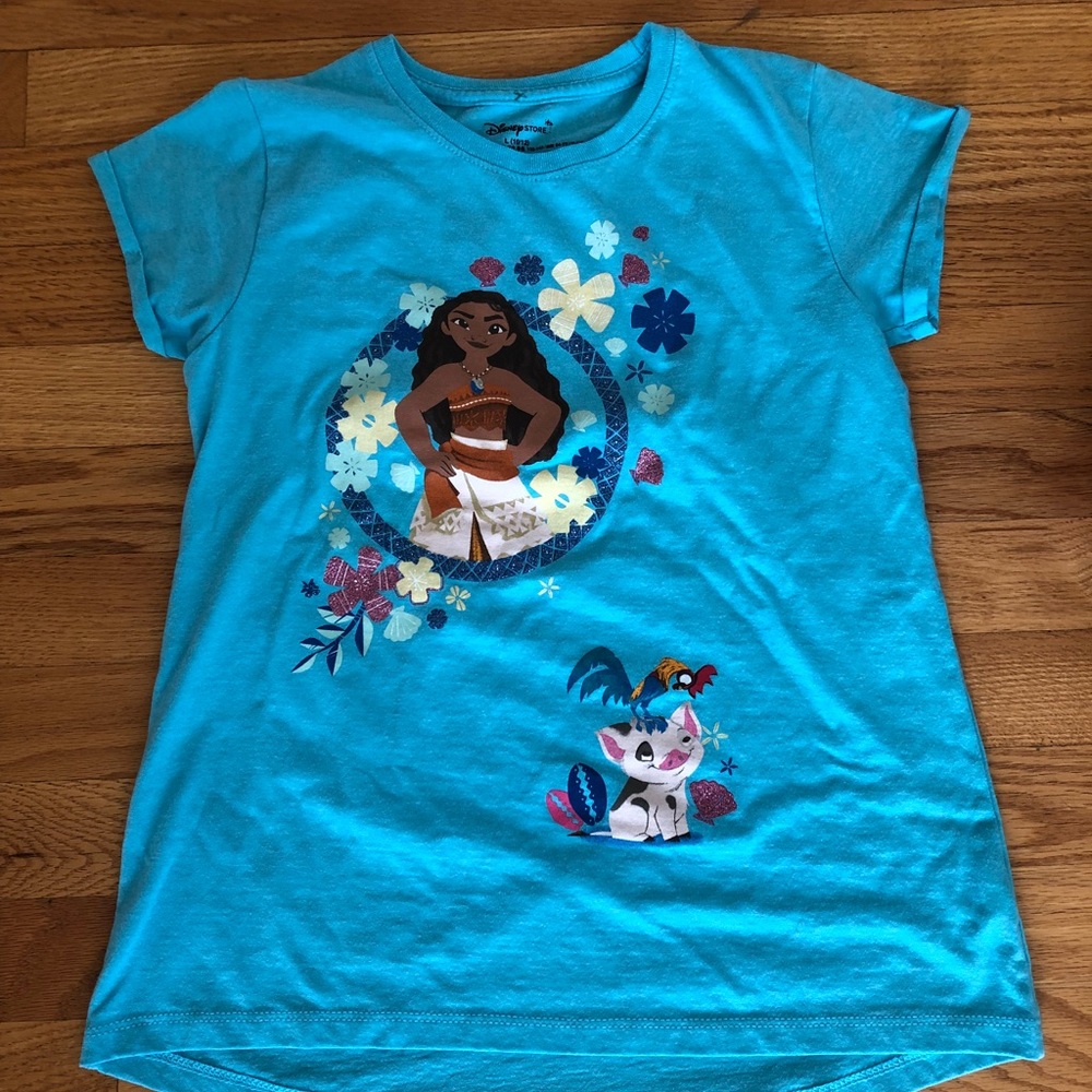 Disney girls size L (10/12) Moana T-shirt